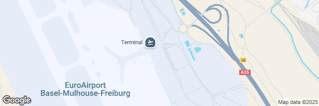 Google Maps Mulhouse Basel Airport France, Aeroport de Bale-Mulhouse, Saint-Louis, 68300, France